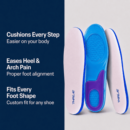Orthopedic Gel Insoles — Pain Relief with Every Step